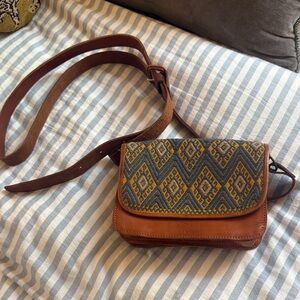 Real Leather Crossbody Bag